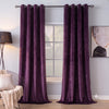 Plain Velvet Curtain Purple