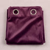 Plain Velvet Curtain Purple