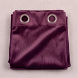 Plain Velvet Curtain Purple