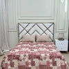 2 Pillow Cotton King Bed Sheet - Floriva