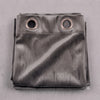 Plain Velvet Curtain Light Grey