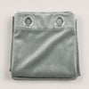 Plain Velvet Curtain Sage Green