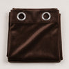 Plain Velvet Curtain Chocolate