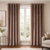Plain Velvet Curtain Cocoa