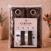 Plain Velvet Curtain Dark Brown