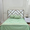 2 Pillow Cotton King Bed Sheet - Petalia