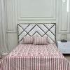 2 Pillow Cotton King Bed Sheet - Bloomera