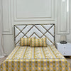 2 Pillow Cotton King Bed Sheet - Florama