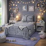 Hearts Single Bed Set