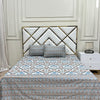 2 Pillow Cotton King Bed Sheet - Blossia
