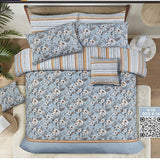 8 PCs Comforter Set - Sapphire