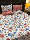Cotton King Bed Sheet - Flower Flow