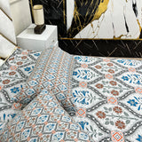 2 Pillow Cotton King Bed Sheet - Blossia