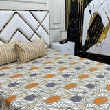 2 Pillow Cotton King Bed Sheet - Floresta
