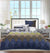 6 PCs Comforter Set - Sapphire