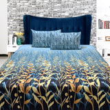 Cotton King Bed Sheet - Damask