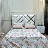 4 Pillow Cotton King Bed Sheet - Jungle Show