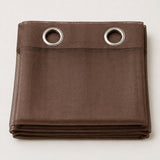 Sheer Curtains Chocolate Brown