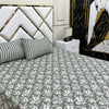 2 Pillow Cotton King Bed Sheet - Petalyn