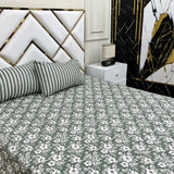 2 Pillow Cotton King Bed Sheet - Petalyn