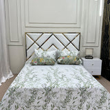 4 Pillow Cotton King Bed Sheet - Royal Bliss