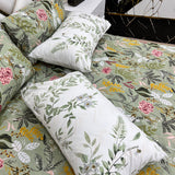 4 Pillow Cotton King Bed Sheet - Pearl Essence