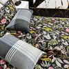 4 Pillow Cotton King Bed Sheet - Floral Haven