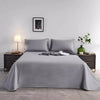 Cotton King Bed Sheet - Plain Light Gray