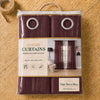 Sheer Curtains Deep Burgundy