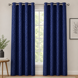 Jaccuard  Silk - Blue
