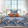 8 PCs Comforter Set - Royal Mist