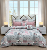 8 PCs Comforter Set - Vory Breeze