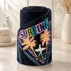 Kid Bath Towel Surfing