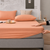 Fitted Bed Sheet - Coral