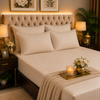 Fitted Bed Sheet - Cotton Satin Ivory