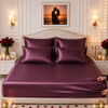 Fitted Bed Sheet - Mulberry Silk Grape