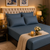 Fitted Bed Sheet - Cotton Satin Grey