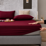 Fitted Bed Sheet - Mehroon