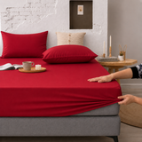 Fitted Bed Sheet - Red