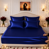 Fitted Bed Sheet - Mulberry Silk Royal Blue