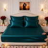 Fitted Bed Sheet - Mulberry Silk Teal
