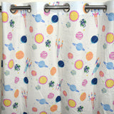 Pure Cotton Curtain - Planets Glow In Dark