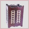 Diamond Design Wooden Basket