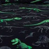 Percale Cotton Curtain - Dino Glow In Dark 2