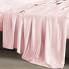 Silk King Bed Sheet - Light Pink 3