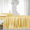 Silk King Bed Sheet - Gold