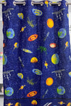 Pure Cotton Curtain - Planets