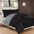 6 PCs Comforter Set - Black Diamond