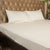 Fitted Bed Sheet - Cotton Satin Off White