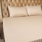 Fitted Bed Sheet - Cotton Satin Ivory